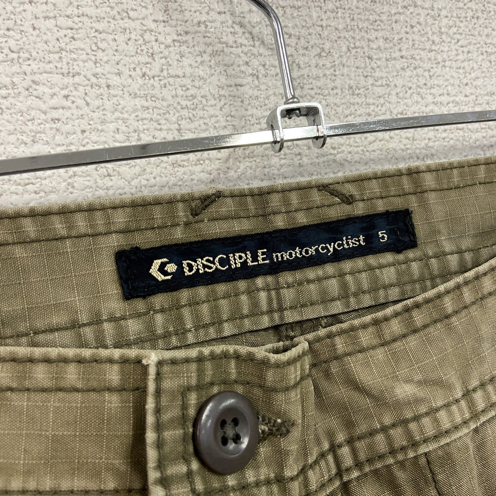 DISCIPLE motorcyclist　ディサイプルモーターサイクリスト　カーゴパンツ　ミリタリー　カーキ