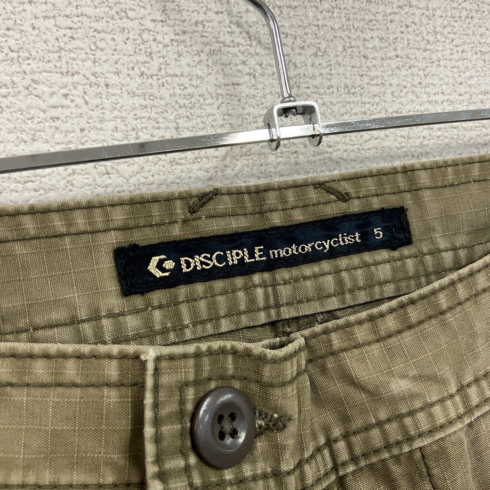 DISCIPLE motorcyclist　ディサイプルモーターサイクリスト　カーゴパンツ　ミリタリー　カーキ