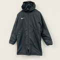 NIKE　ナイキ　ベンチコート/フーディー　プリントロゴ　黒　ブラック　Mサイズ