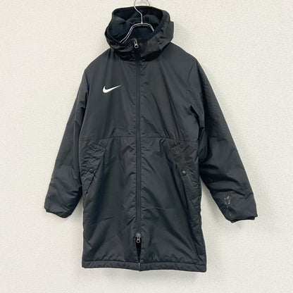 NIKE　ナイキ　ベンチコート/フーディー　プリントロゴ　黒　ブラック　Mサイズ