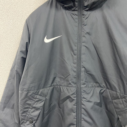 NIKE　ナイキ　ベンチコート/フーディー　プリントロゴ　黒　ブラック　Mサイズ