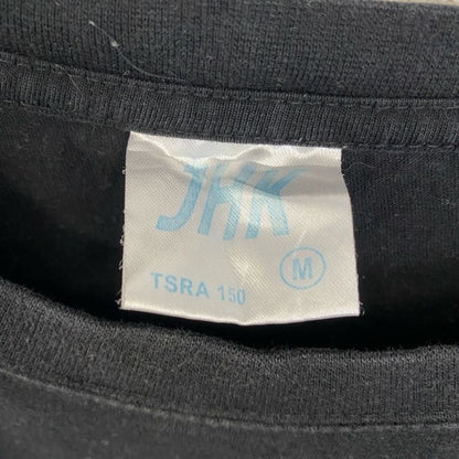 古着 used　JHK　半袖プリントTシャツ　Marea　クルーネック　レトロデザイン　骸骨　スカル　黒　ブラック　Mサイズ