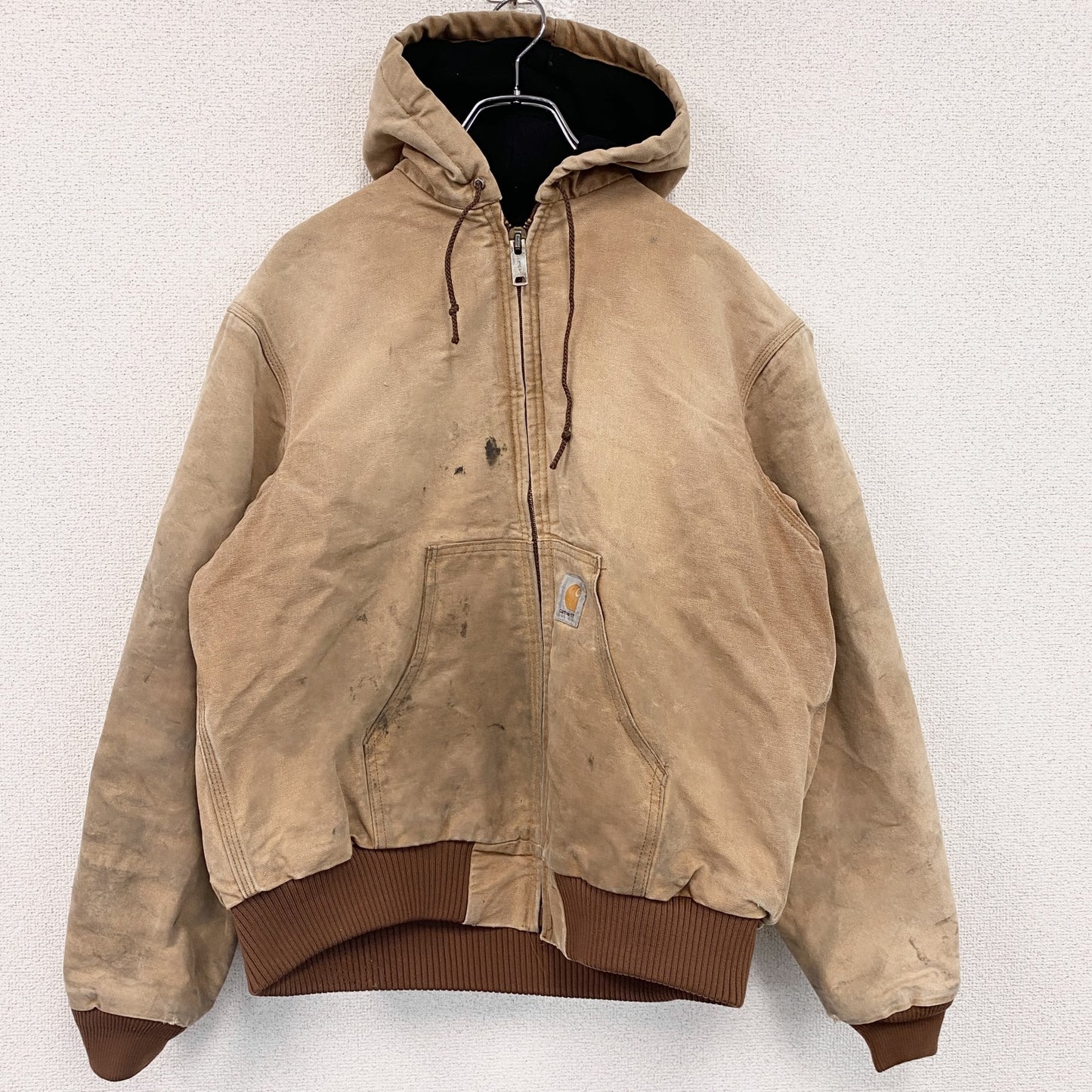 carhartt　カーハート　アクティブジャケット　キルティングライナー　茶色　ブラウン