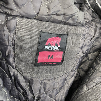 BERNE　フルジップパーカー　灰色　グレー　Mサイズ