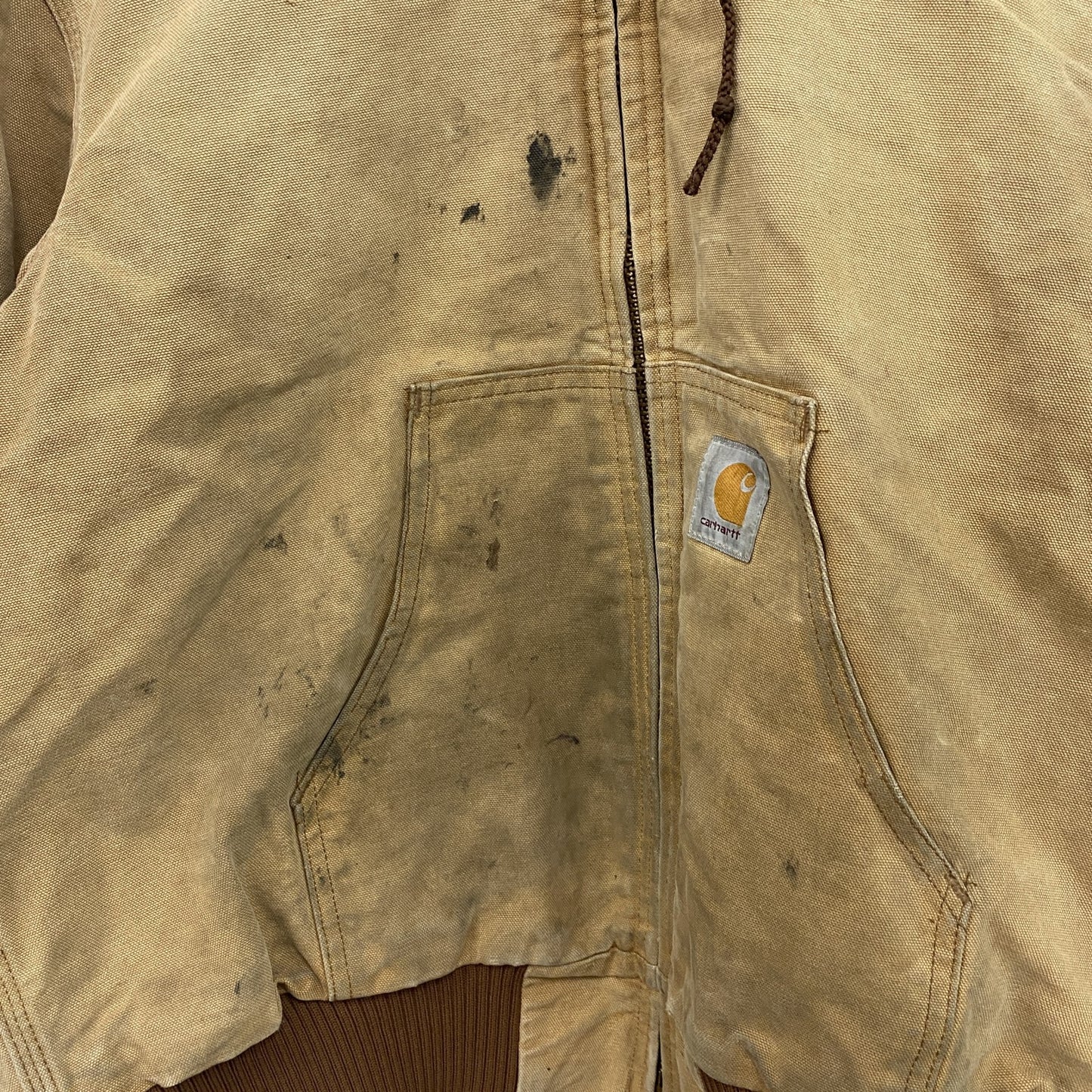 carhartt　カーハート　アクティブジャケット　キルティングライナー　茶色　ブラウン