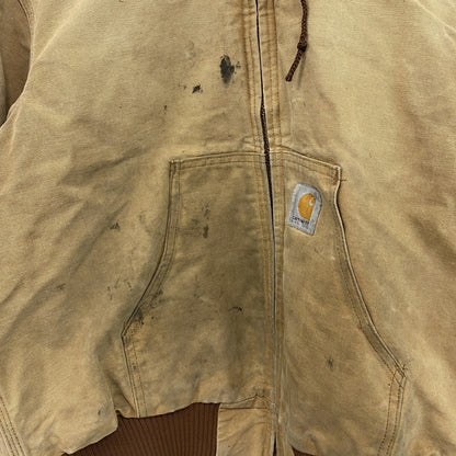 carhartt　カーハート　アクティブジャケット　キルティングライナー　茶色　ブラウン
