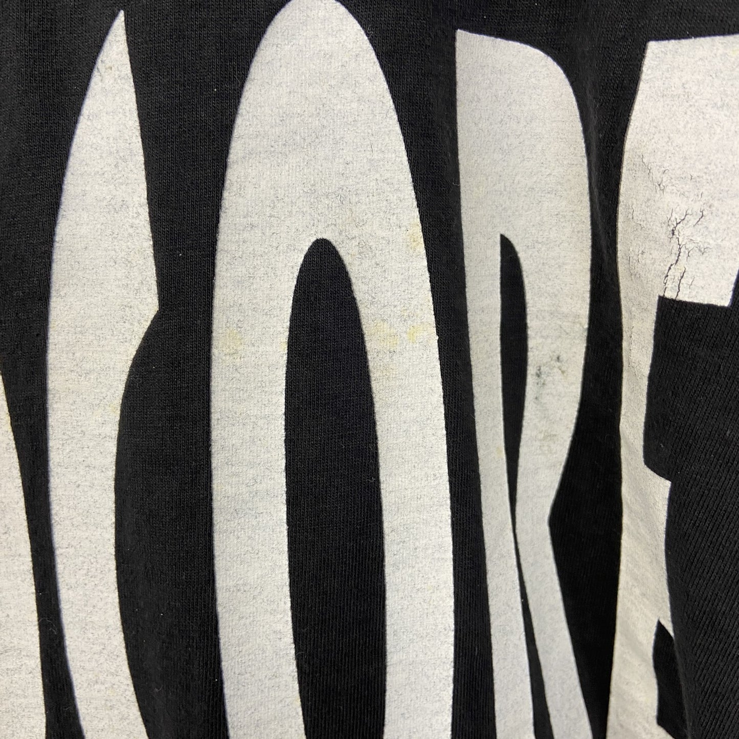 古着 used　ノーブランド　半袖プリントTシャツ　IT　ペニー ワイズ　個性的デザイン　クルーネック　黒　ブラック　Lサイズ