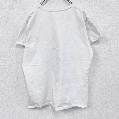 GILDAN　ギルダン　ジャーヴィスコッカー　半袖プリントTシャツ　バンドＴ　白　ホワイト　XLサイズ