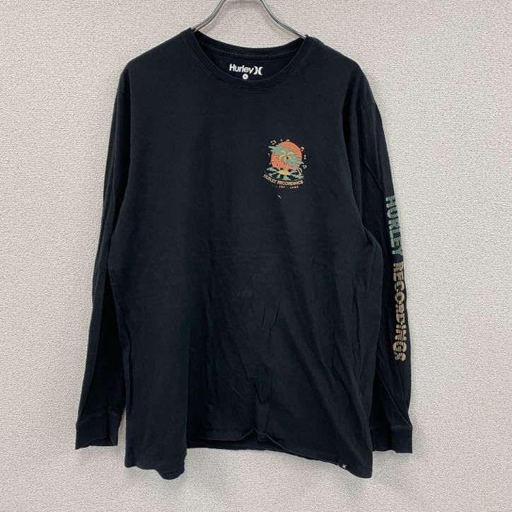 Hurley X　ハーレー　長袖Tシャツ/ロンT　黒　ブラック　XLサイズ