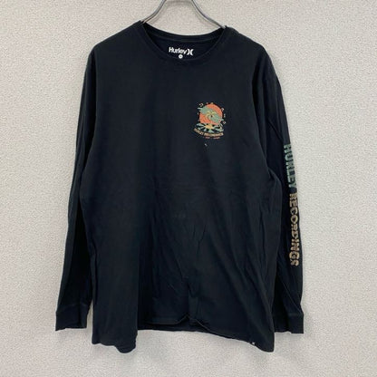 Hurley X　ハーレー　長袖Tシャツ/ロンT　黒　ブラック　XLサイズ