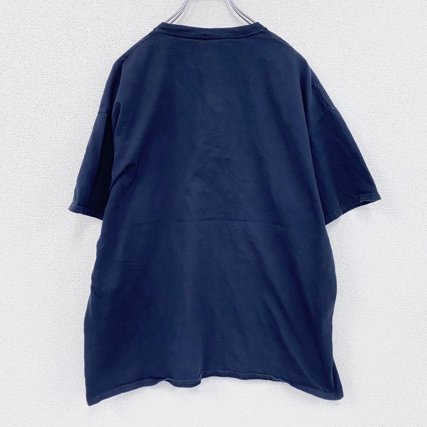 PORTandCOMPANY　ALEXANDRIA　半袖プリントTシャツ　カレッジプリント　黑　ブラック　XLサイズ