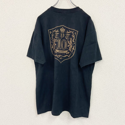 Anvil アンビル　puffy　パフィー　半袖プリントTシャツ　10周年　ツアーT　黒　ブラック　Lサイズ
