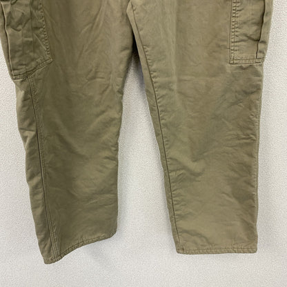 ～00s　Wrangler　ラングラー　カーゴパンツ　ジップフライ　フリースライナー　ヴィンテージ　ベージュ　W38サイズ
