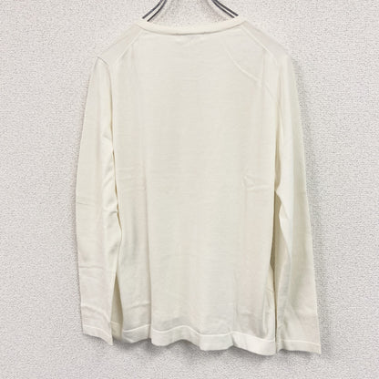 pierre cardin　ピエール カルダン　クルーネックニットカーディガン　ベージュ　42サイズ