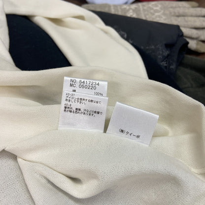 pierre cardin　ピエール カルダン　クルーネックニットカーディガン　ベージュ　42サイズ
