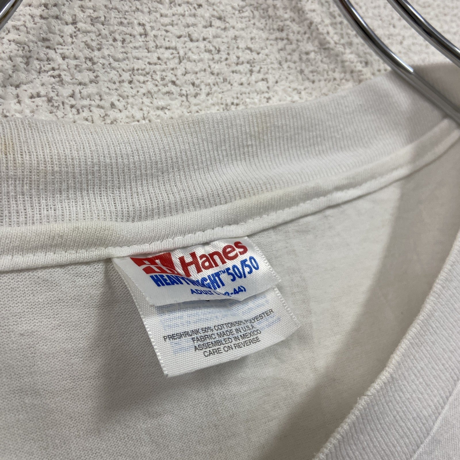 00s　Hanes　ヘインズ　半袖プリントTシャツ　ヴィンテージ　白　ホワイト　Lサイズ