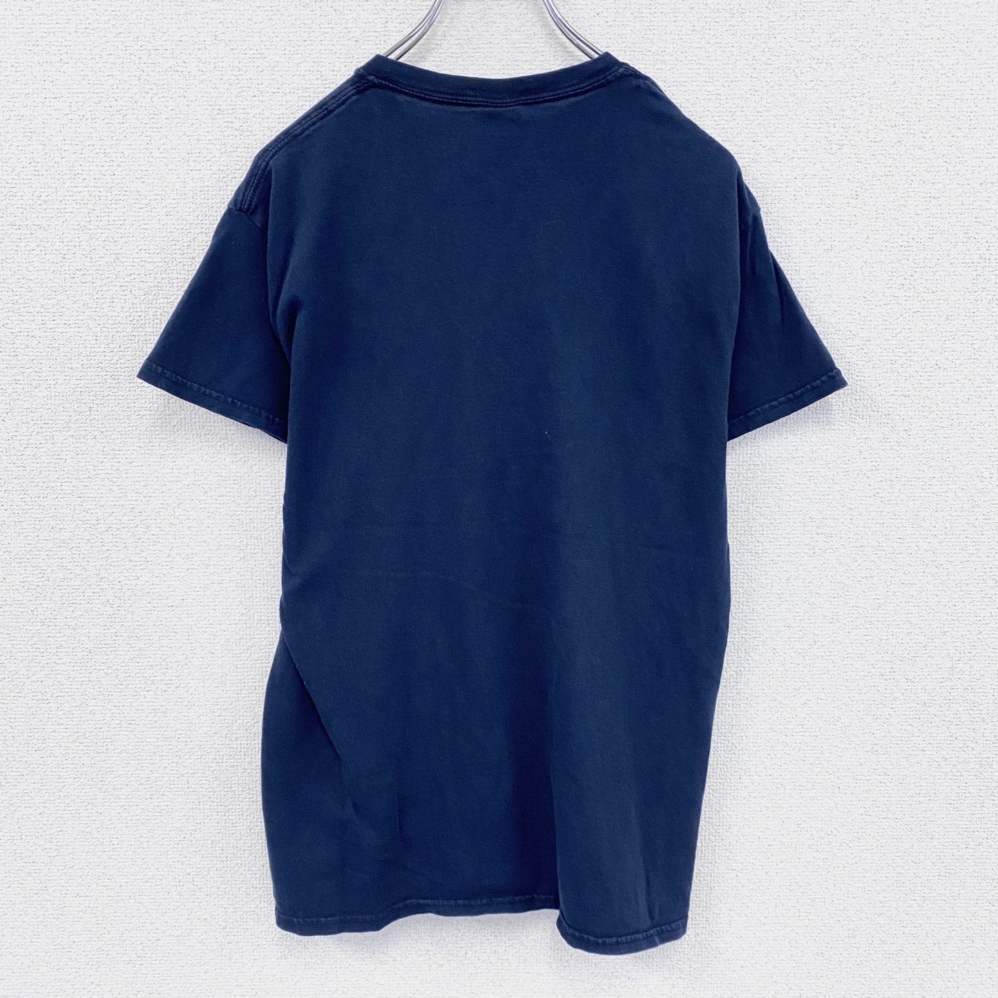 GILDAN　ギルダン　半袖プリントTシャツ　メッセージT　D.A.R.E.　黑　ブラック　Mサイズ