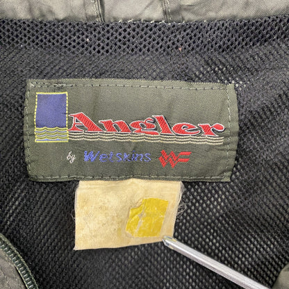 90s～　Westkins　Angler　サバイバルジャケット　デタッチャブルフィッシングジャケット　緑　グリーン