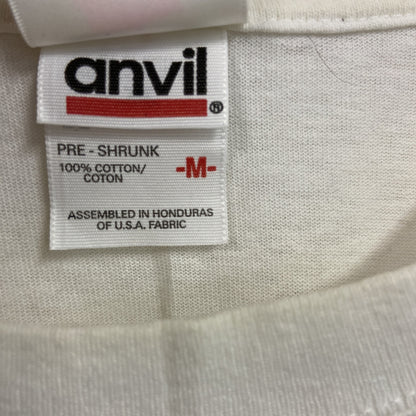 Anvil アンビル　半袖ミュージックシンガープリントTシャツ　YUKI　ユキ　ツアーT　白　ホワイト　Mサイズ