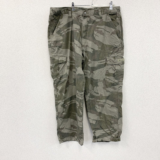 Wrangler　ラングラー　カーゴパンツ　ジップフライ　迷彩　カモフラ　カーキ　W40サイズ