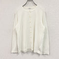 pierre cardin　ピエール カルダン　クルーネックニットカーディガン　ベージュ　42サイズ