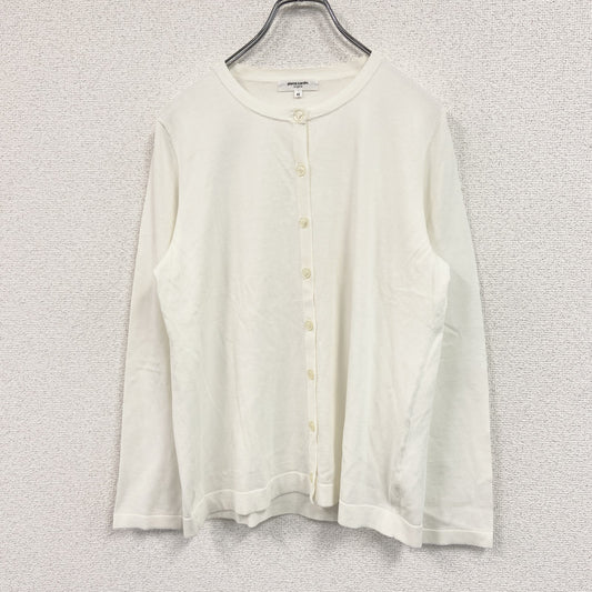 pierre cardin　ピエール カルダン　クルーネックニットカーディガン　ベージュ　42サイズ