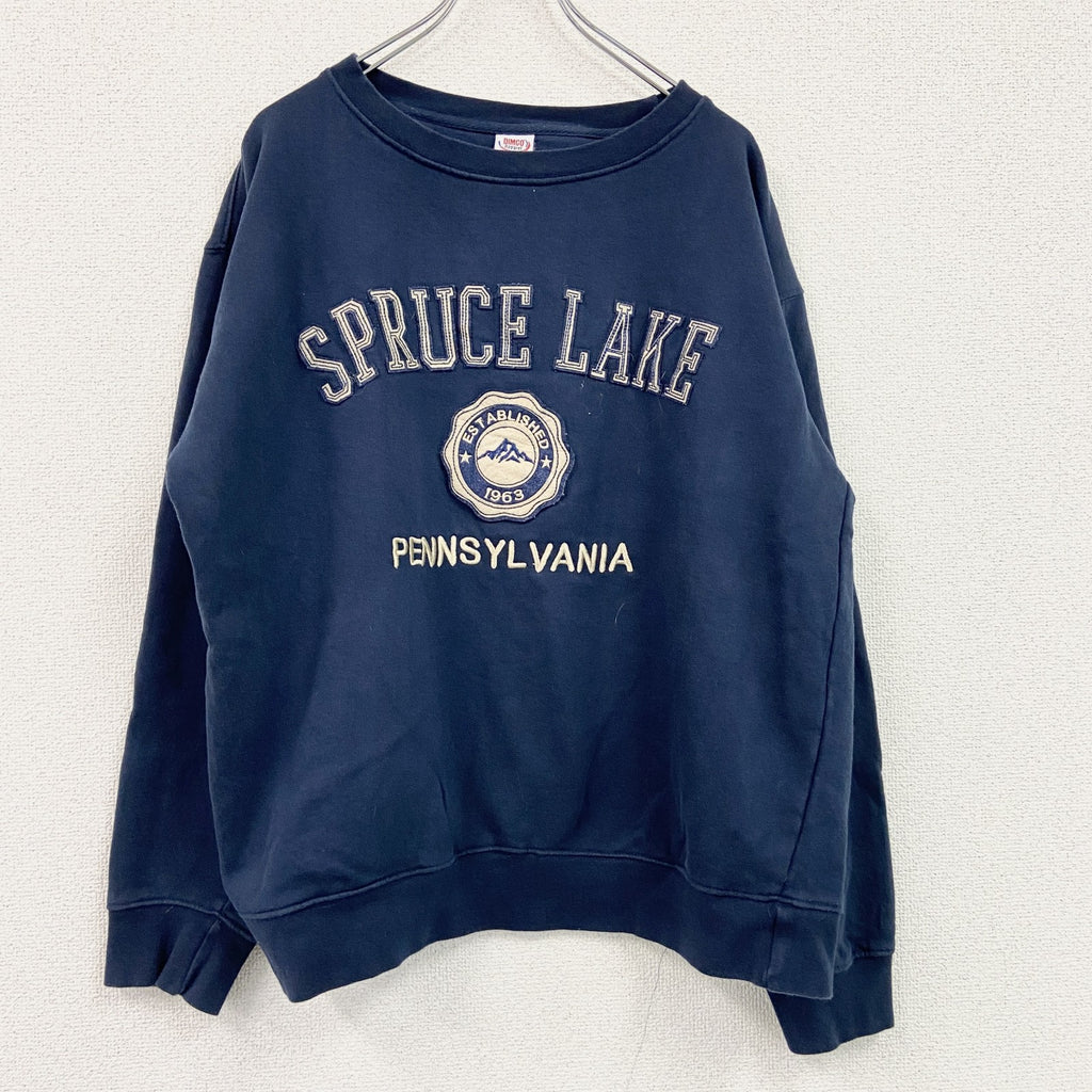 DIMCO Apparel　スウェット/トレーナー　紺　ネイビー　Lサイズ