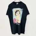 古着 used　NARCOS　ナルコス　半袖オリジナルプリントTシャツ　海外ドラマ　カジュアルデザイン　クルーネック　黒　Lサイズ