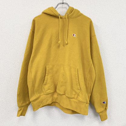 Champion　チャンピオン　リバースウィーブ　スウェットパーカー/フーディー　黄色　イエロー　XLサイズ