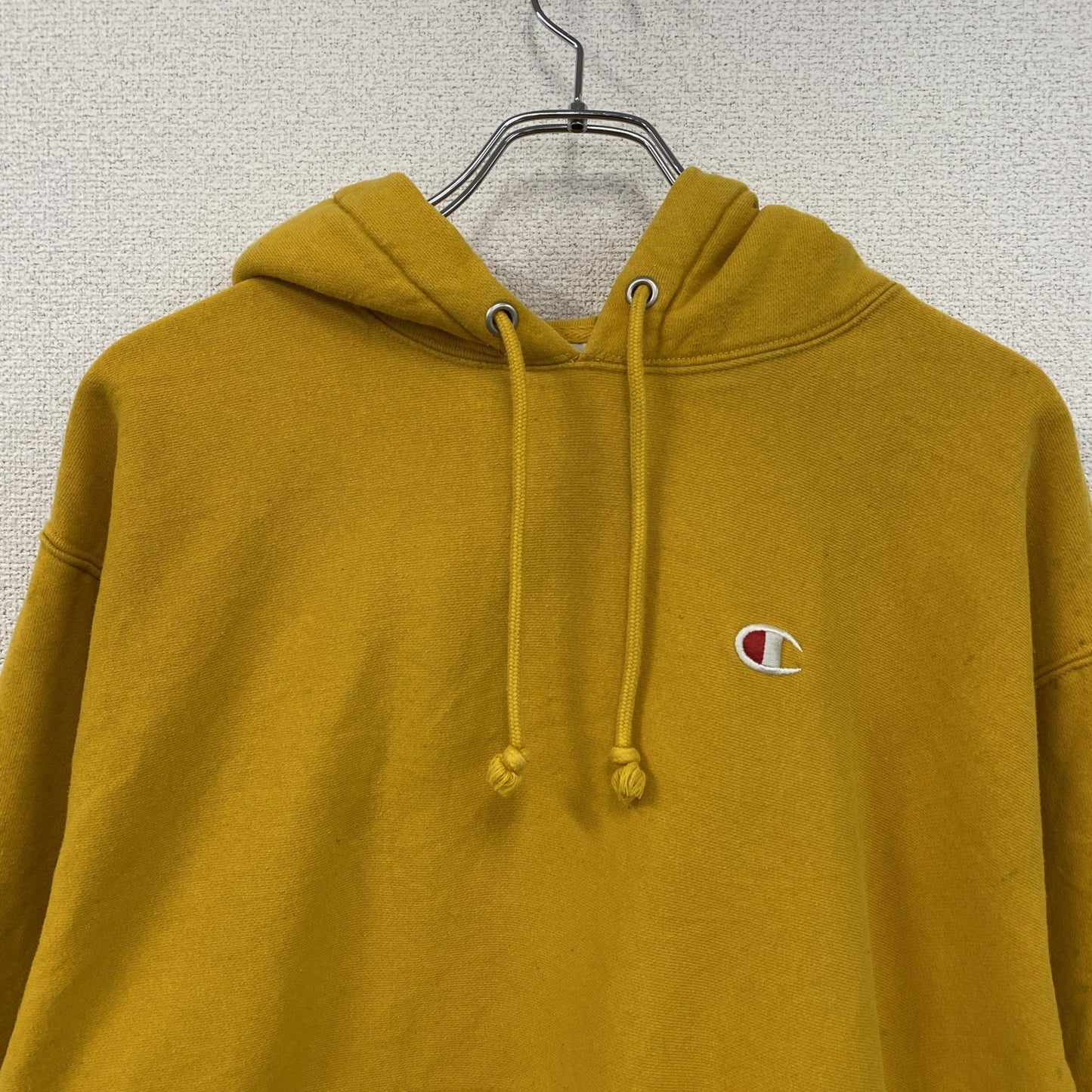 Champion　チャンピオン　リバースウィーブ　スウェットパーカー/フーディー　黄色　イエロー　XLサイズ