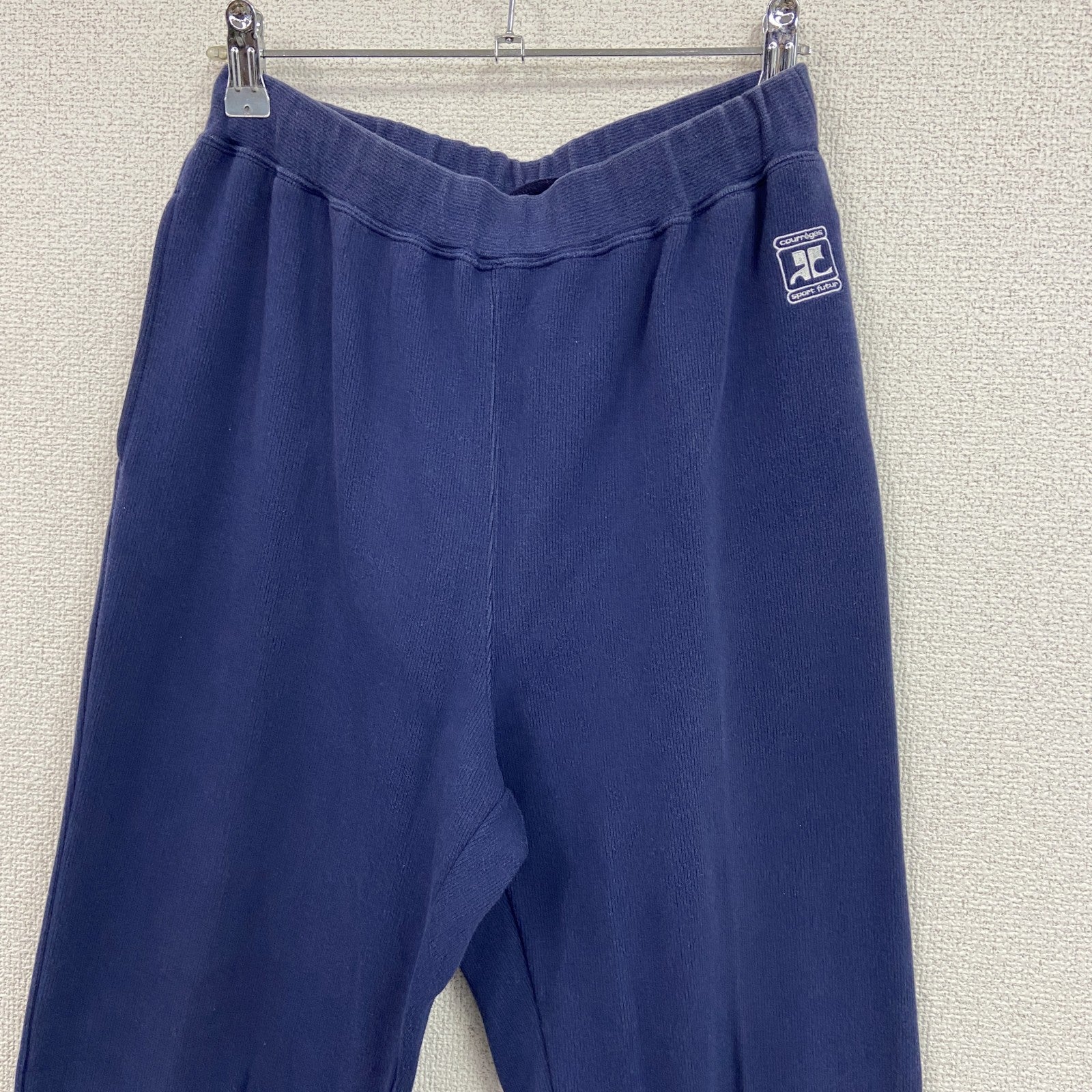 Courreges　クレージュ　スウェットパンツ　紺　ネイビー　W38サイズ