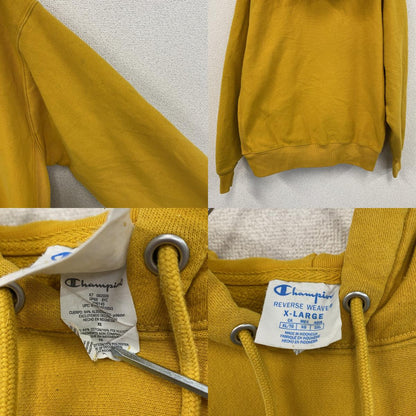Champion　チャンピオン　リバースウィーブ　スウェットパーカー/フーディー　黄色　イエロー　XLサイズ