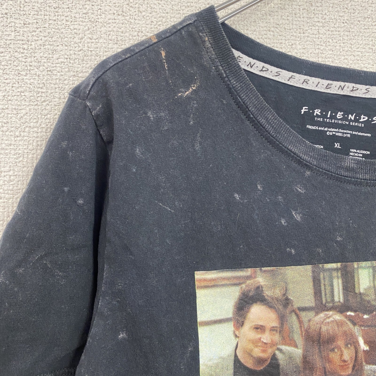 FRIENDS　フレンズ　半袖プリントTシャツ　海外ドラマ　黒　ブラック　XLサイズ