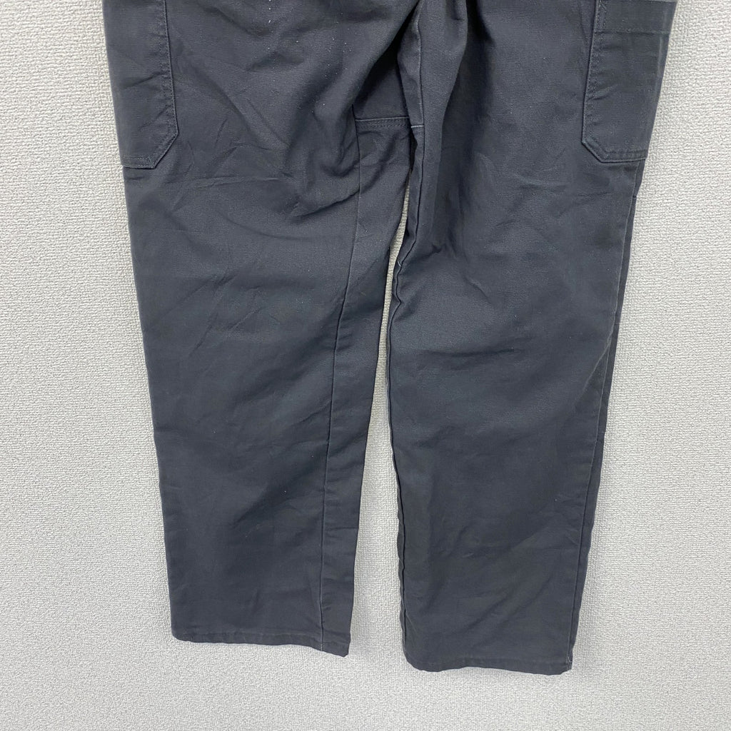 RED KAP　レッドキャップ　カーゴパンツ　ワークパンツ　ジップフライ　ワンポイント　黒　ブラック　34サイズ