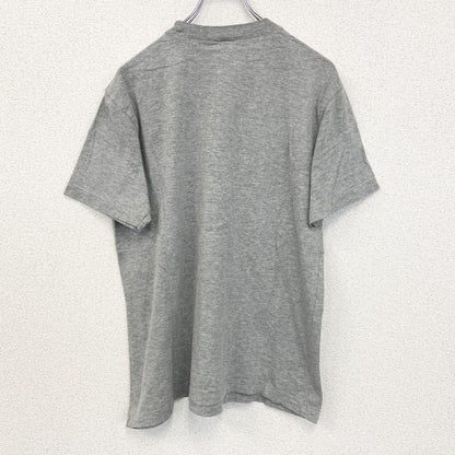 00s　LooKS4u　半袖プリントアニマルTシャツ　スパイダー　蜘蛛　クルーネック　ヴィンテージ　灰色　グレー