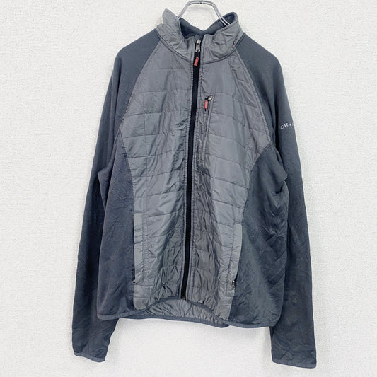 ORVIS　オービス　トラックジャケット/ジャージ　中綿入り　灰色　グレー　XLサイズ