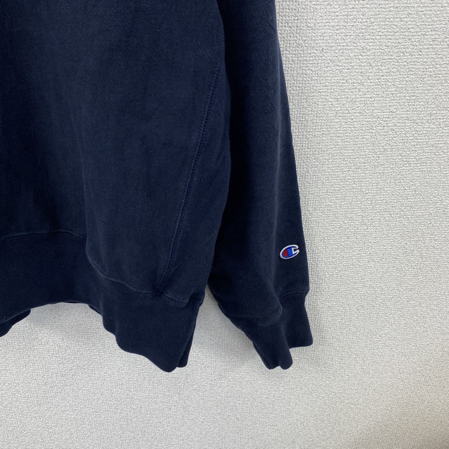 Champion　チャンピオン　リバースウィーブ　スウェット/トレーナー　両面プリント　紺　ネイビー　3XLサイズ