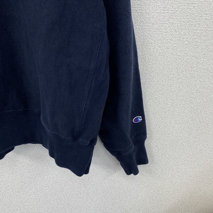 Champion　チャンピオン　リバースウィーブ　スウェット/トレーナー　両面プリント　紺　ネイビー　3XLサイズ