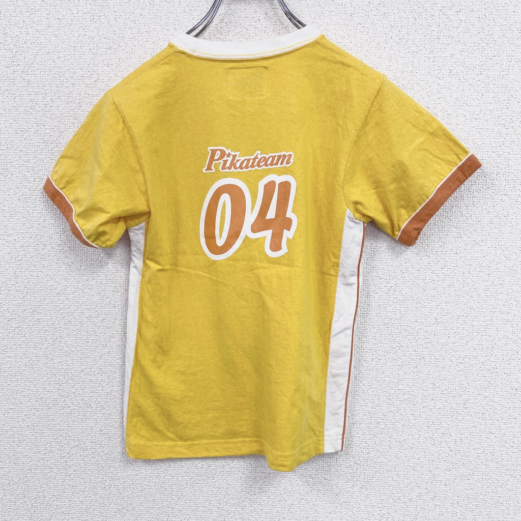 ～00s　ANA’s ピカ夏家族旅行　ポケモン　ピカチュウ　半袖コラボTシャツ　黄色　イエロー