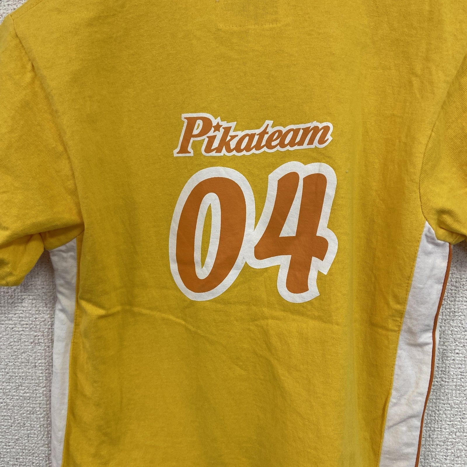 ～00s　ANA’s ピカ夏家族旅行　ポケモン　ピカチュウ　半袖コラボTシャツ　黄色　イエロー