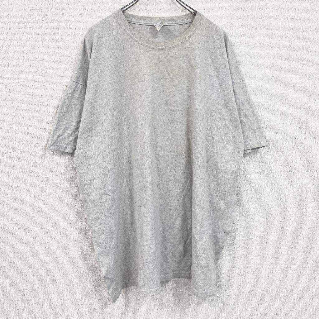 JERZEES　ジャージーズ　半袖バックプリントTシャツ　灰色　グレー　3XLサイズ