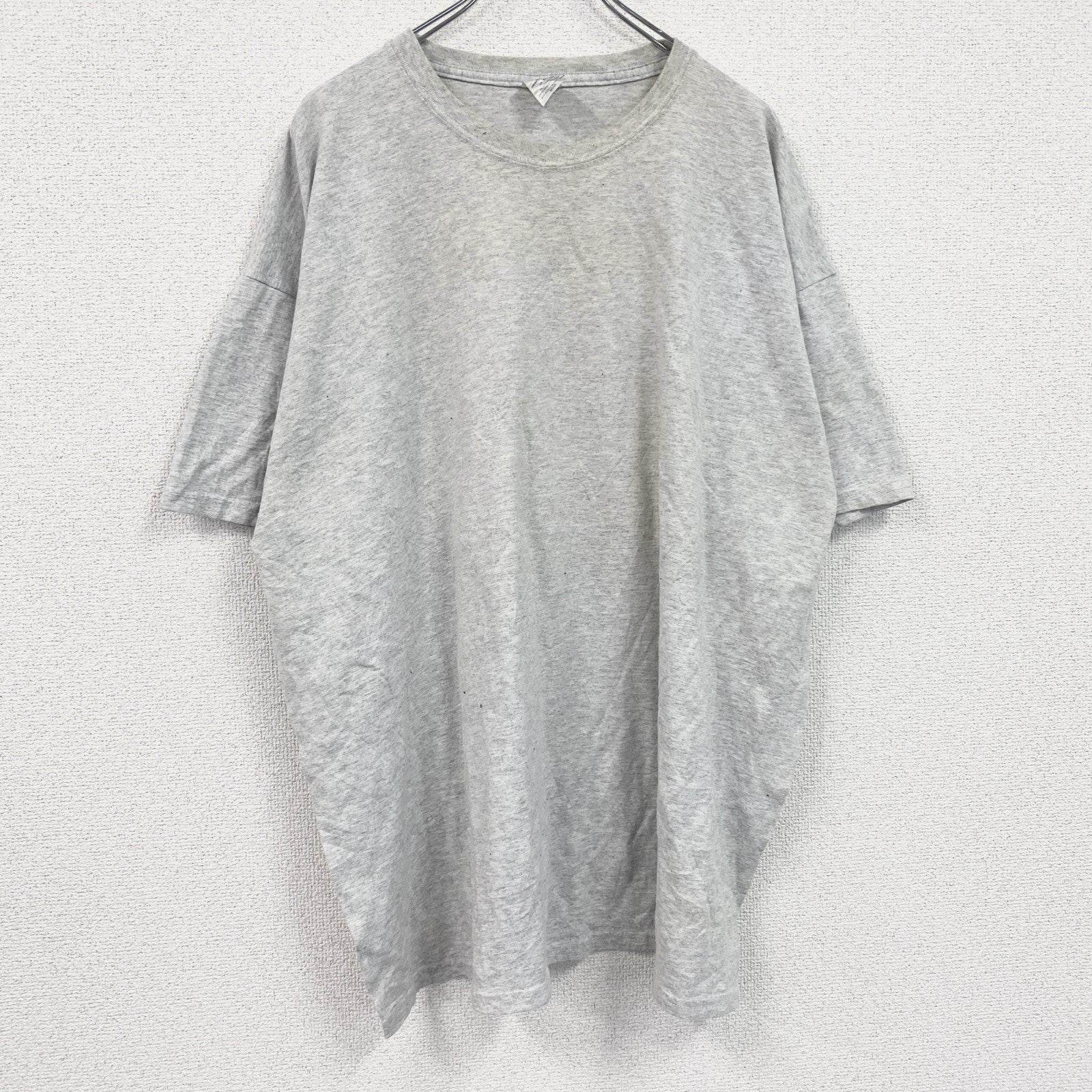 JERZEES　ジャージーズ　半袖バックプリントTシャツ　灰色　グレー　3XLサイズ