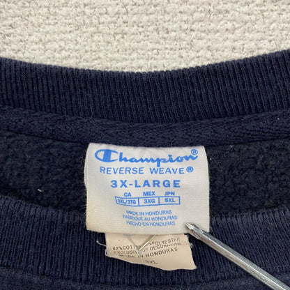 Champion　チャンピオン　リバースウィーブ　スウェット/トレーナー　両面プリント　紺　ネイビー　3XLサイズ