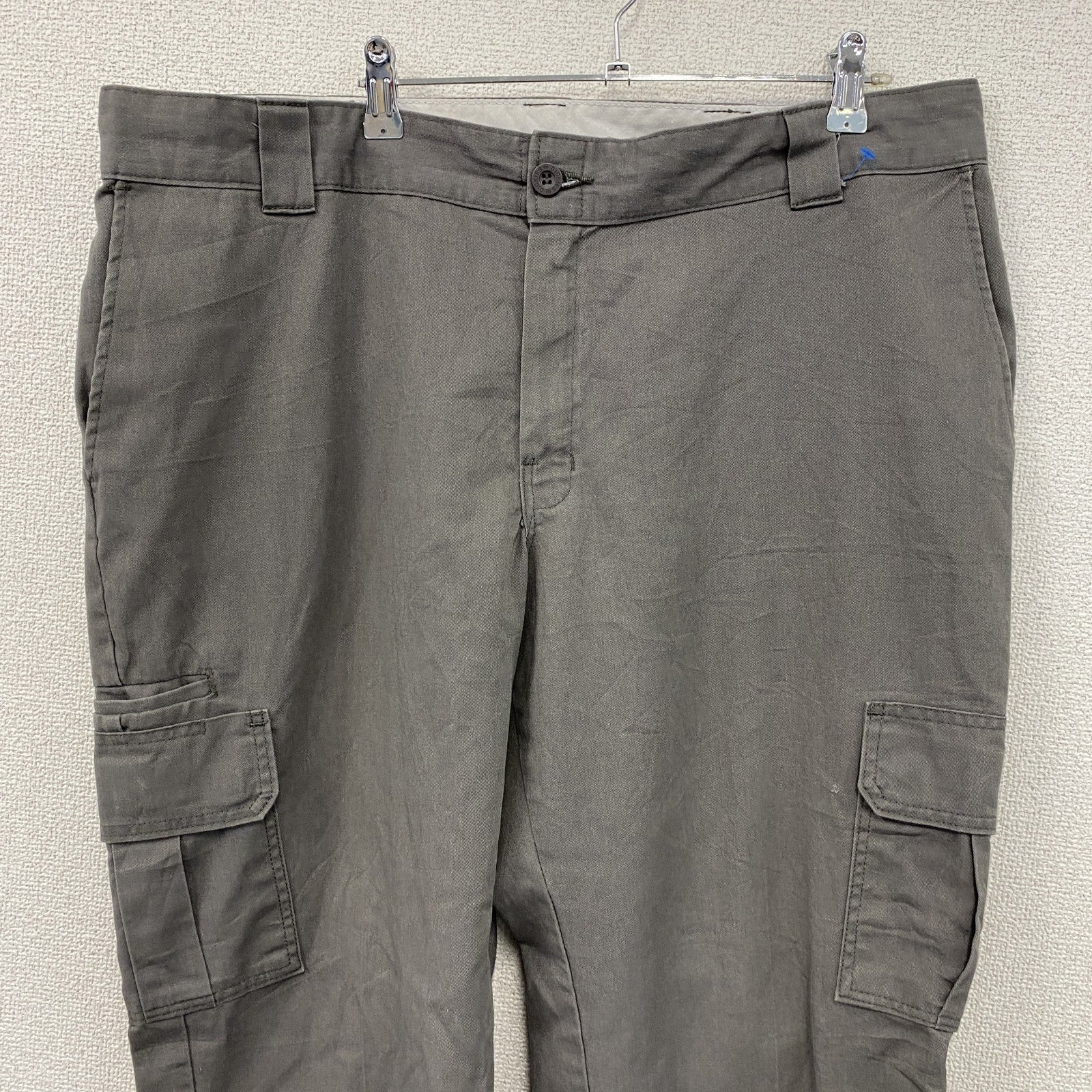 Dickies　ディッキーズ　カーゴパンツ　ワークパンツ　ジップフライ　灰色　グレー　W40サイズ