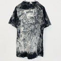 古着 used　半袖プリントTシャツ　クルーネック　レトロデザイン　グランジ　モスキートヘッド　黒　ブラック　Ｌサイズ