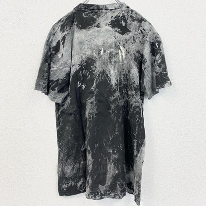 古着 used　半袖プリントTシャツ　クルーネック　レトロデザイン　グランジ　モスキートヘッド　黒　ブラック　Ｌサイズ