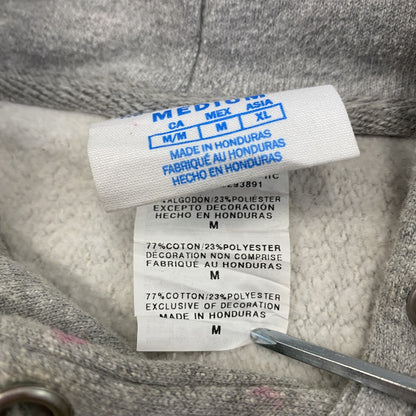 Champion　チャンピオン　リバースウィーブ　スウェットパーカー/フーディー　刺繡ロゴ　霜降りグレー　Mサイズ