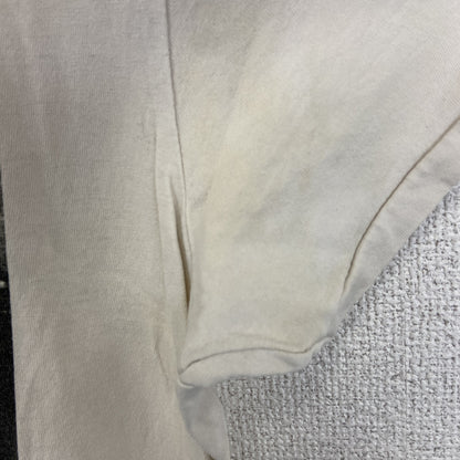 古着 used　SCOTCH&SODA　半袖プリントTシャツ　記号　クルーネック　カジュアルデザイン　白　レトロ　Mサイズ
