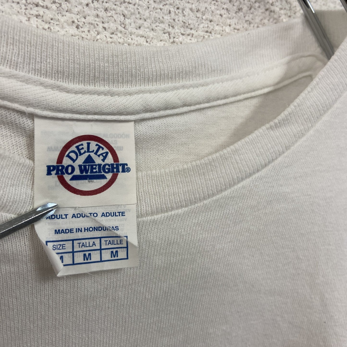 DELTA　デルタ　半袖プリントTシャツ　白　ホワイト　Mサイズ