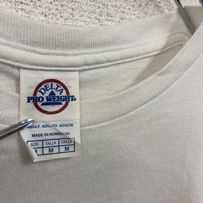 DELTA　デルタ　半袖プリントTシャツ　白　ホワイト　Mサイズ